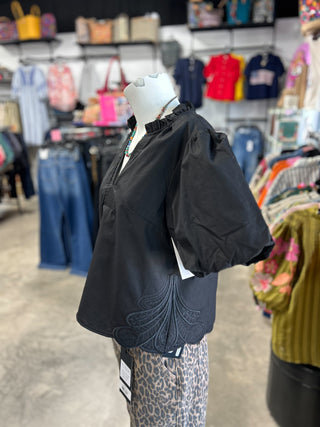 Fiesta Bubble Blouse