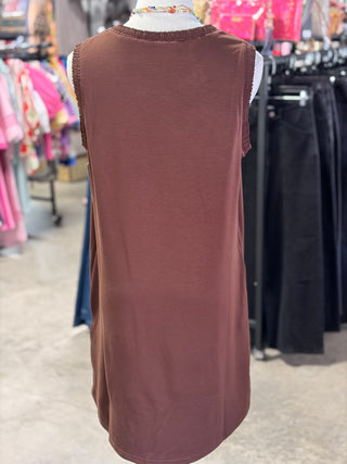Ruffled Tank Dress
