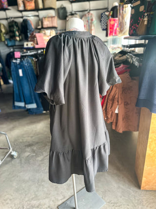 Kaye’s Short Sleeve Embroidered Dress