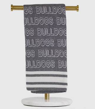 Bulldog Jacquard Hand Towel