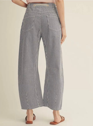 Striped Drawstring Pants