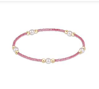 Hope Purpose Pearl Bracelet - Pink Champagne