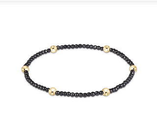 Extends Presence Faceted Hematite 2mm Bracelet