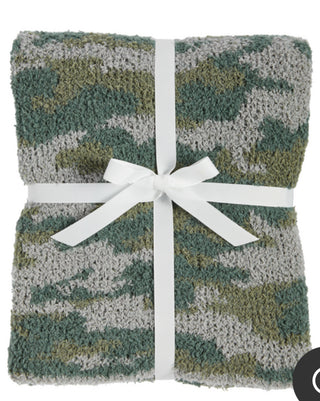 Camo Chenille Blanket