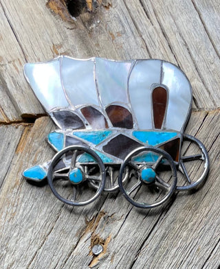 Covered Wagon Pin