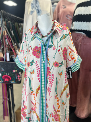 Marcie’s Floral Collared Dress