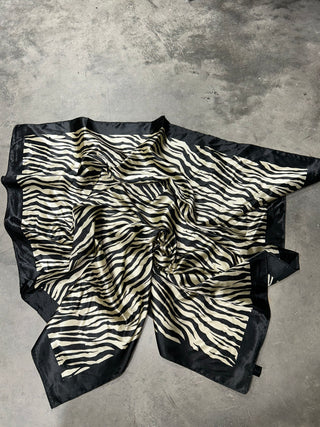 Zebra print scarf