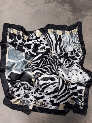 B&W print scarf