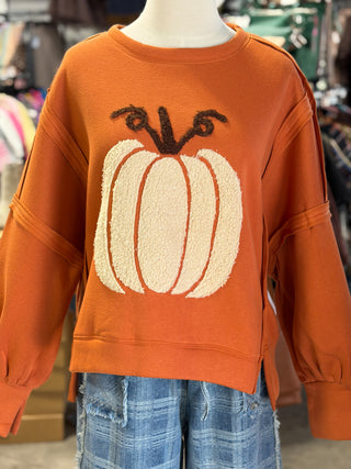 Pumpkin Pullover Sweater