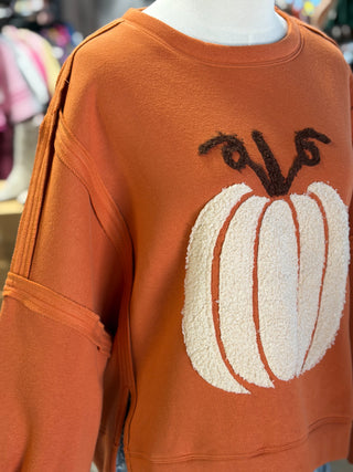 Pumpkin Pullover Sweater