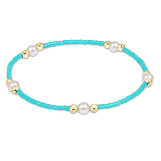 Hope Purpose Pearl Bracelet- Turquoise