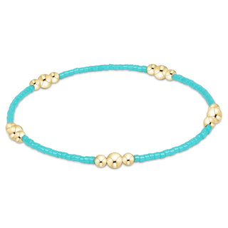Hope Purpose Gold Bracelet- Turquoise