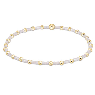 Hope Sincerity Bracelet- Silky White
