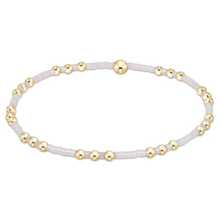 Hope Joy Bracelet- Silky White