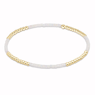 Hope Blissful Bracelet- Silky White