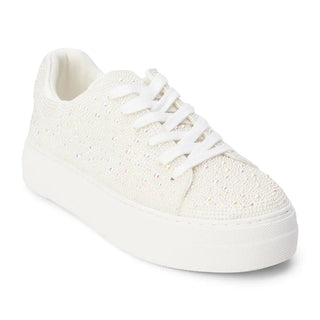 Julia White Pearl Sneakers