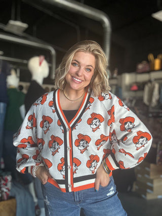 Licensed Oklahoma State Knit Sweater