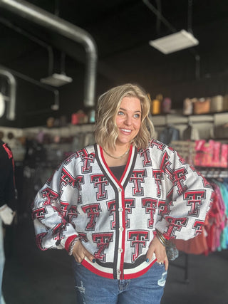 Licensed Texas Tech  Knit Sweater