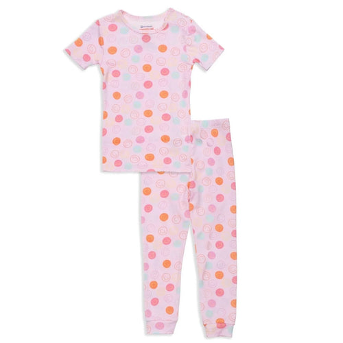 Pink Smiley Pajama Set