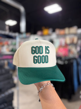 God Is Good Canvas Cap