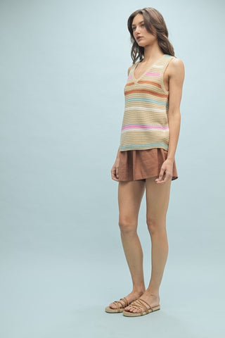 You Make Me Happy Striped Sweater