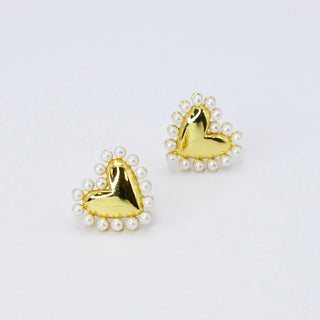Cute Love Gold Earring