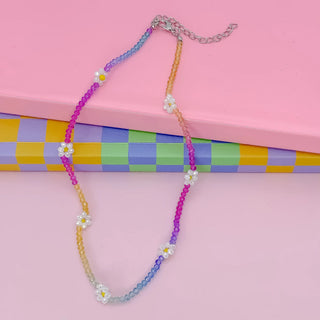 Daisy Glow Beads Necklace