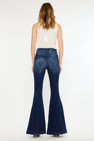 Beck’s High Rise Flare Raw Hem
