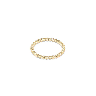 Classic Gold Bead Ring 2mm