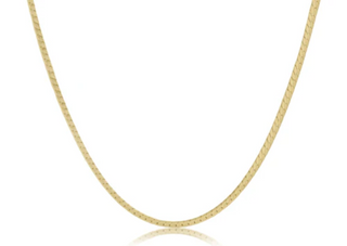 17” Herringbone Chain Gold
