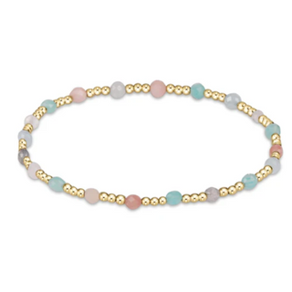 Extends Gemstone Gold Serenity 3mm Bracelet