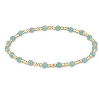 Extends Gemstone Gold Serenity 3mm Bracelet