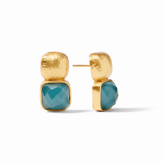 Catalina Earring Iridescent Montana Blue