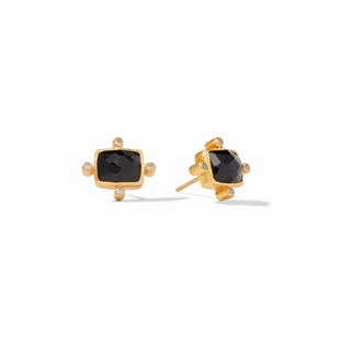 Clara Stud Obsidian Black