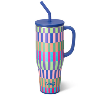 Bright Striped Mega Mug 40oz