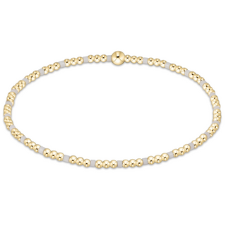 Gameday Hope Sincerity Pattern 2mm Bead Bracelet