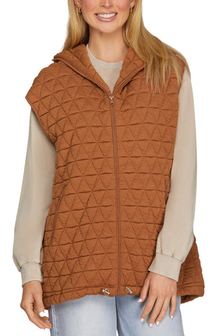 Paula’s Hooded Quilted Vest