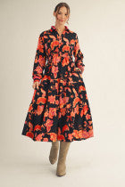 Raven’s Floral Print Dress
