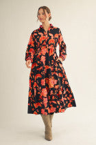 Raven’s Floral Print Dress