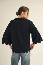 Amber’s Scalloped Edge Top