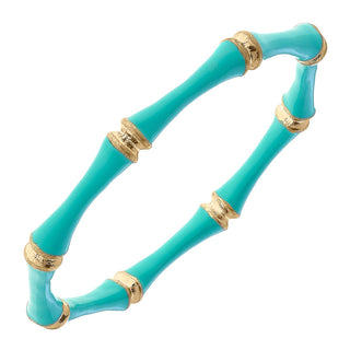 Celeste Enamel Bangle Aqua