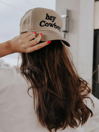 Hey Cowboy Trucker Hat