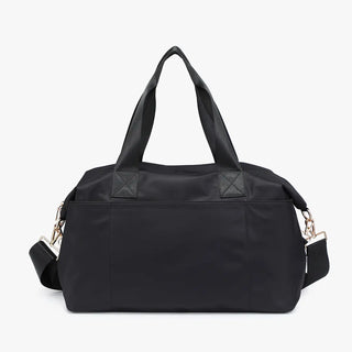 Navy Nylon Weekender w/ Dual Handles