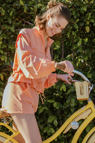 Cantaloupe Crinkle Jacket