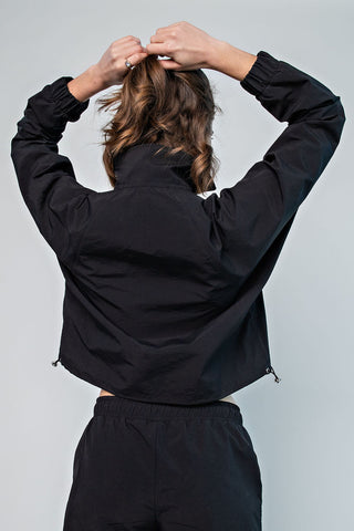 Nylon Cropped Jacket