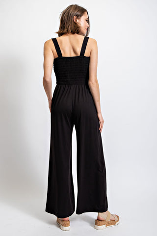 Smocked Jumpsuit