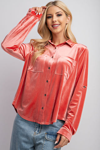 Best Life Velvet Top