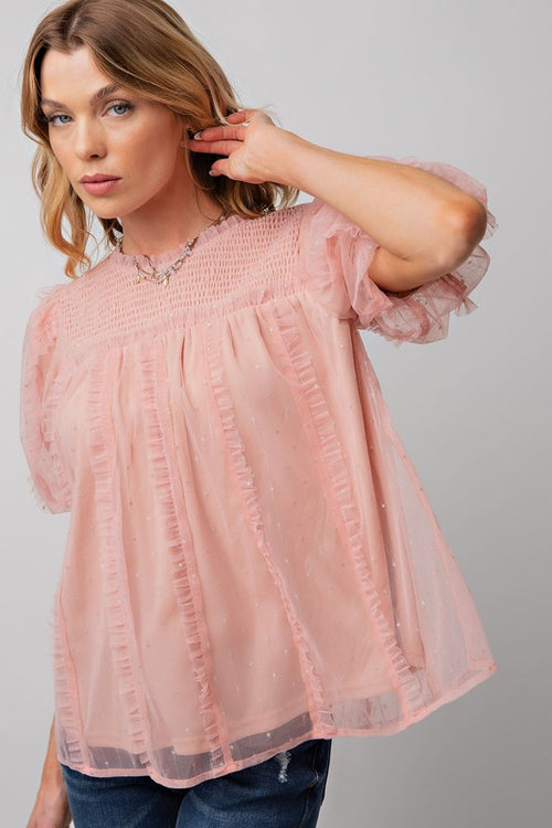 Easel Puff Blouse