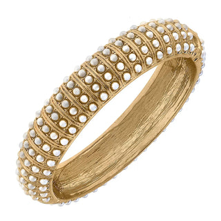 Jackie Pearl Studded Bangle