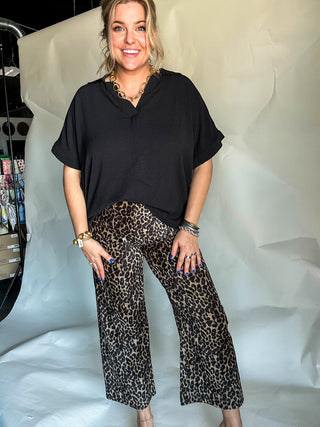 Nancy’s Leopard Wide Leg Pant